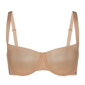 SKIMS NO SHOW UNLINED
BALCONETTE BRA in Clay 40D